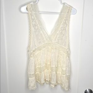 Free People Intimately Silk + Lace Cami